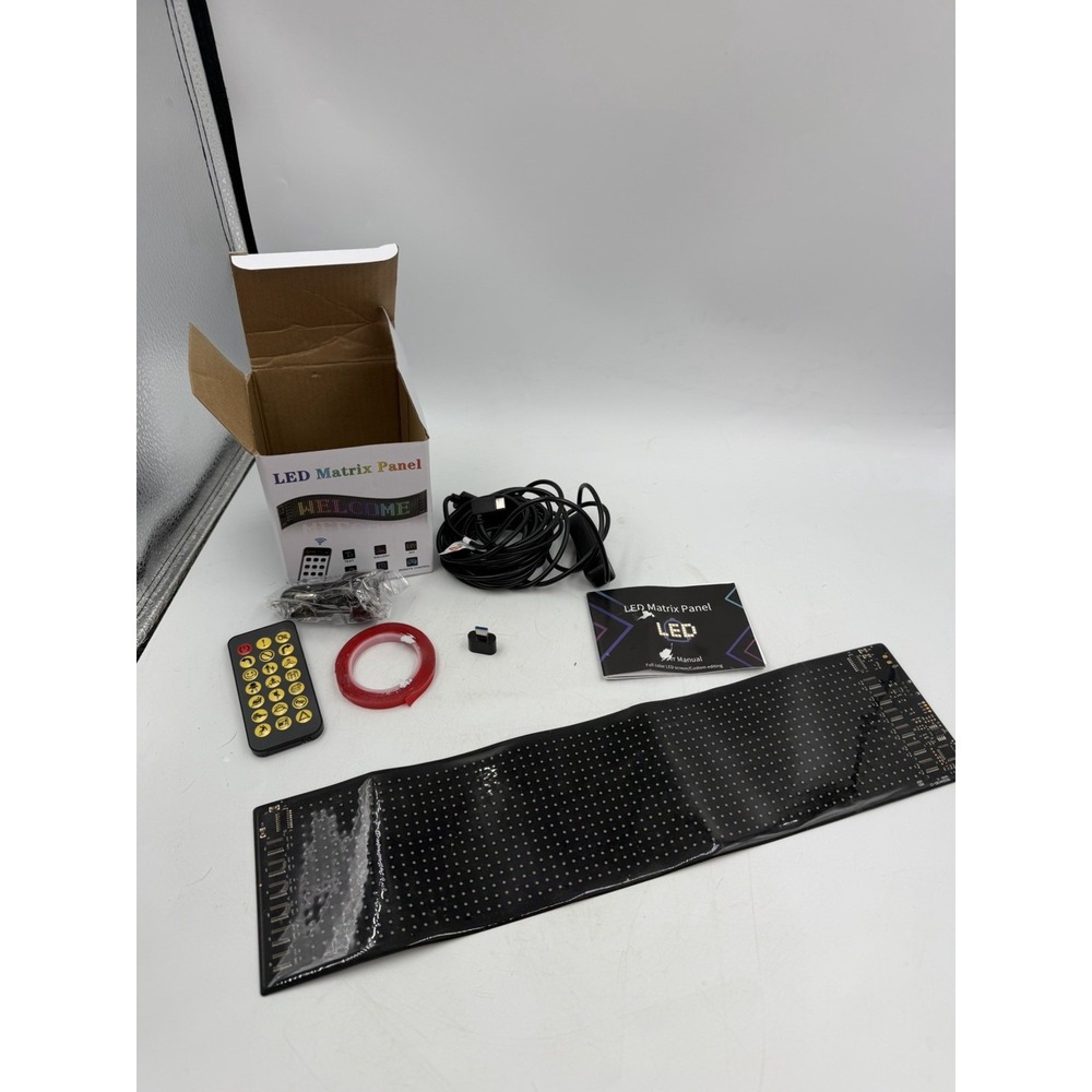 Flexible LED RGB App Control Screen Matrix Panel, 16x64 - Open Box - Picture 8 of 16